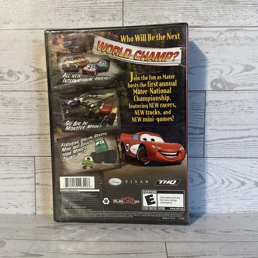 Disney Pixar Cars Mater-National Championship (PC DVD, 2007)‎ Brand New Sealed